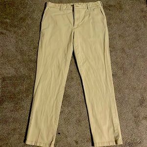 Khaki izod straight boot cut